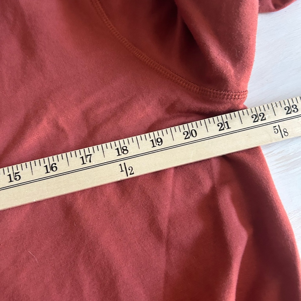 Evy’s Tree the Nicole open front cardigan, burnt orange, women’s size Large. - Picture 4 of 6
